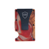 Wood and Resin Smart Wallet (Red and Gold)