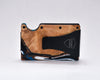 Wood and Resin Smart Wallet (Coffee + Blue + Black + White)