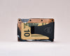 Wood and Resin Smart Wallet (Coffee + Blue + Black + White)