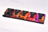 Wood and Resin Smart Wallet (Red and Black)