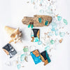 Wood and Resin Smart Wallet (Copper + Blue + White)