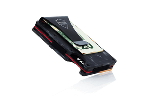 Wood and Resin Smart Wallet (Blue)