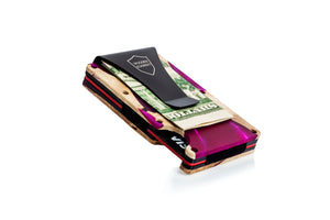 Wood and Resin Smart Wallet (Purple)
