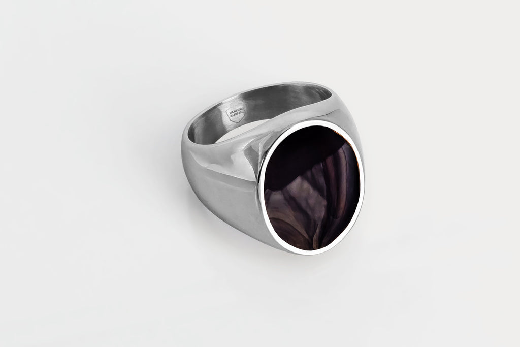 Valyarian (Silver with Ebony Wood) - Wooden Element