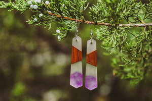 Purple Rain - Wooden Element