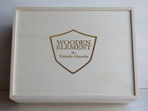 Wooden Handbags: The Vivienne Collection (Le Grand Rose) - Wooden Element