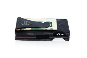 Wood and Resin Smart Wallet (Black)
