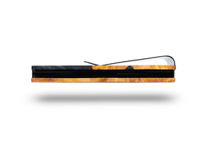 Wood and Resin Smart Wallet (Black)