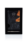 Wood and Resin Smart Wallet (Black)