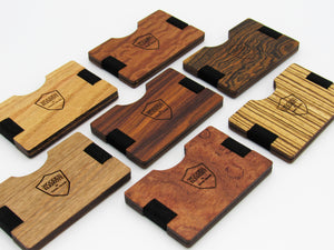 THE SRP Wooden Wallet Collection (Sapele) - Wooden Element